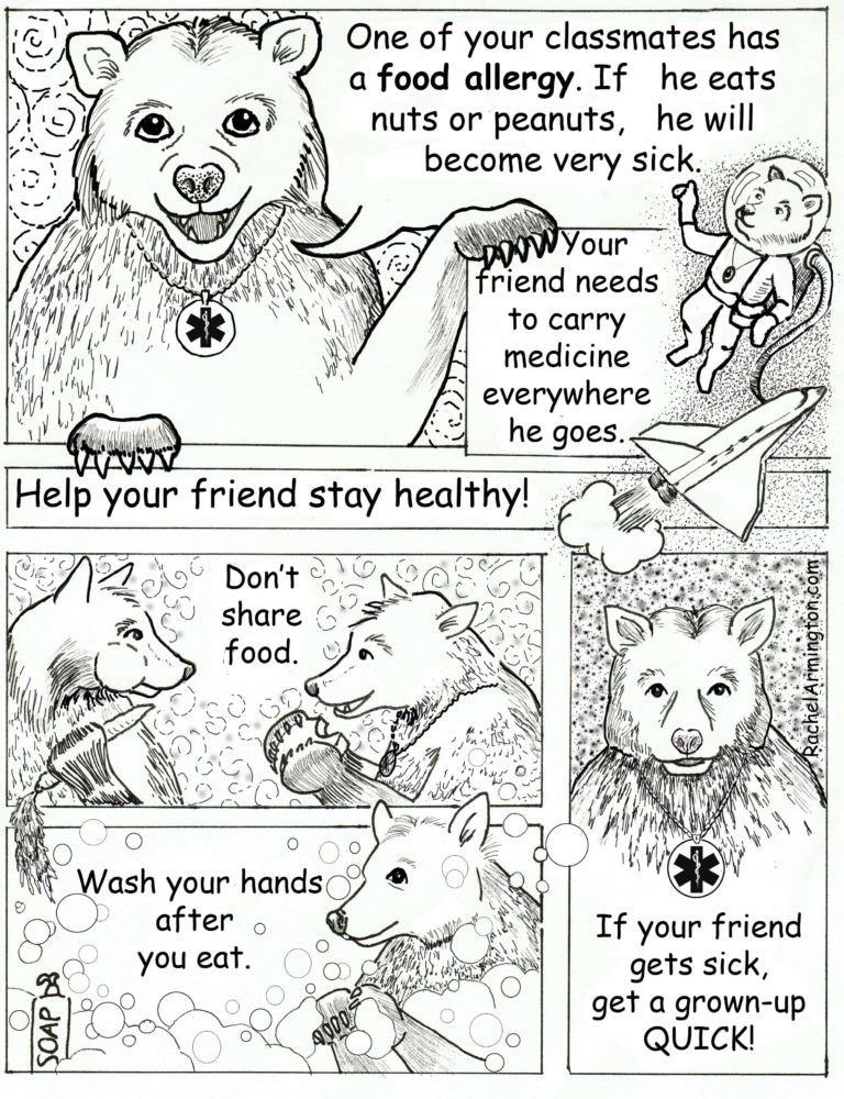 Allergy Handout Coloring Page