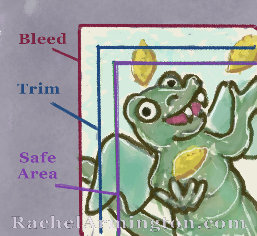 Dragon Picture Books Bleed Trim Safe Area