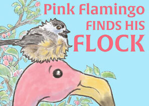 Pink Flamingo Finds His Flock Front Cover